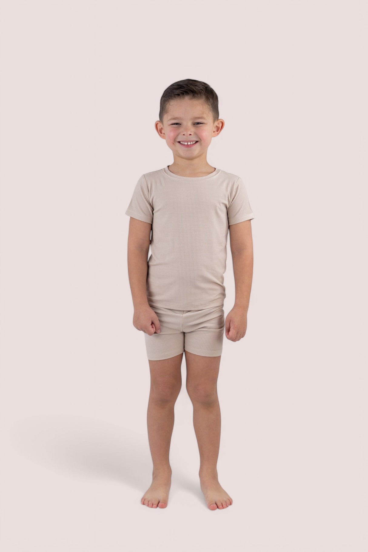 TOTALLY TAN RIB DREAM SHORT SET from DREAM BIG LITTLE CO