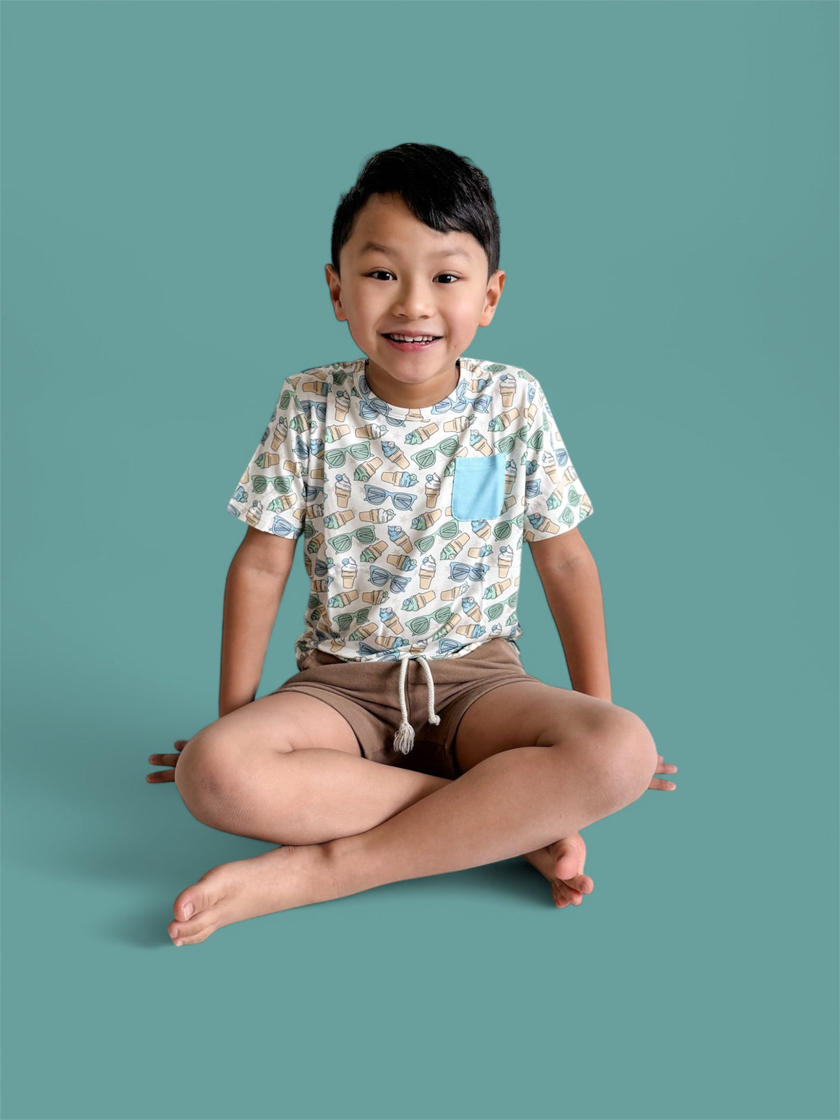 COOL SUMMER DREAM POCKET TEE from DREAM BIG LITTLE CO