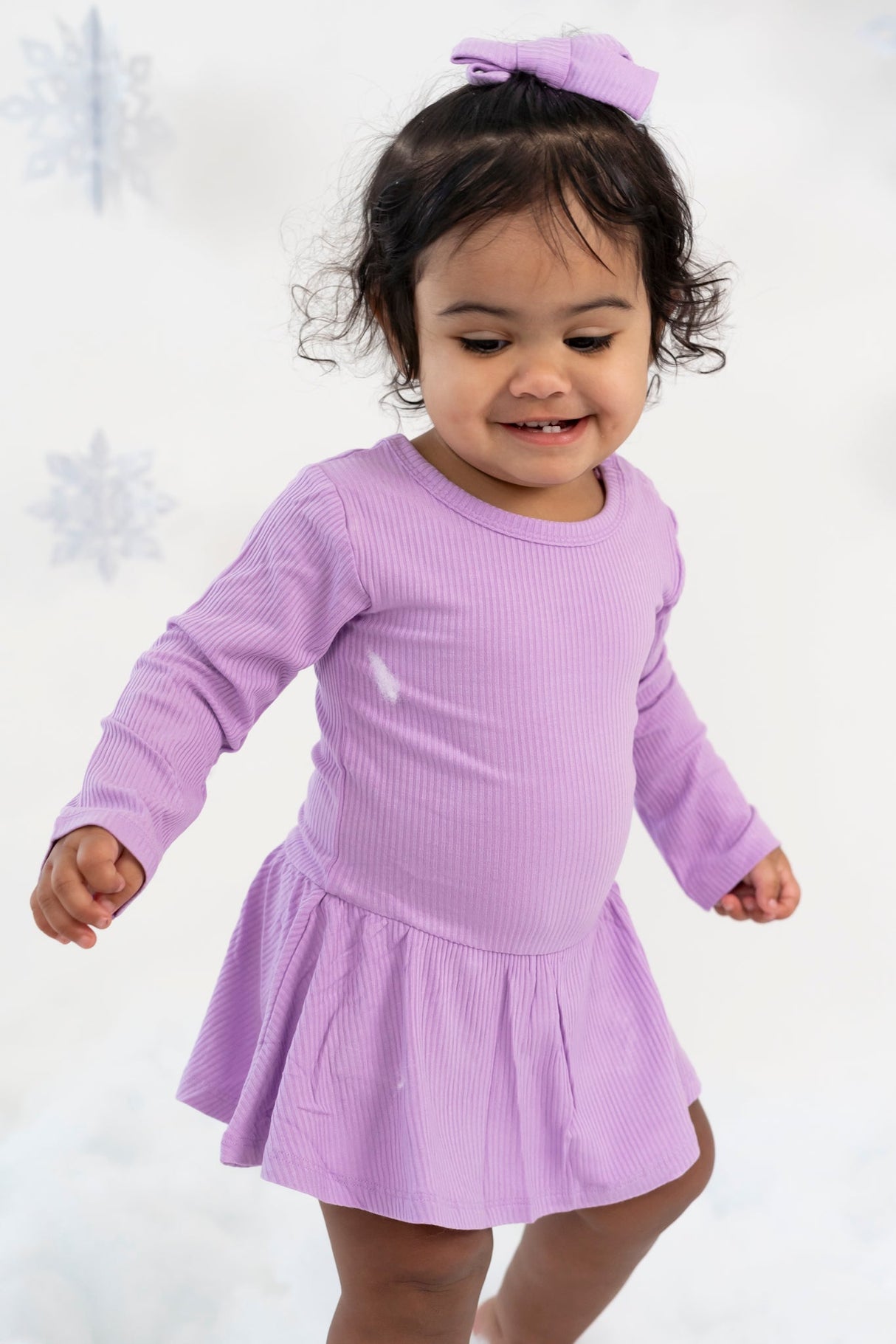 AMETHYST RIB DREAM BODYSUIT DRESS from DREAM BIG LITTLE CO