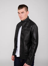 Men's Eagle PU Faux Leather Biker Jacket From FAD