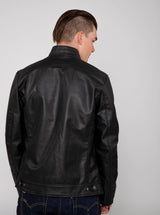 Men's Eagle PU Faux Leather Biker Jacket From FAD