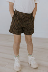 Mini Milo Gingham Shorts from ROOLEE