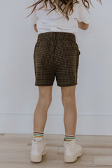 Mini Milo Gingham Shorts from ROOLEE