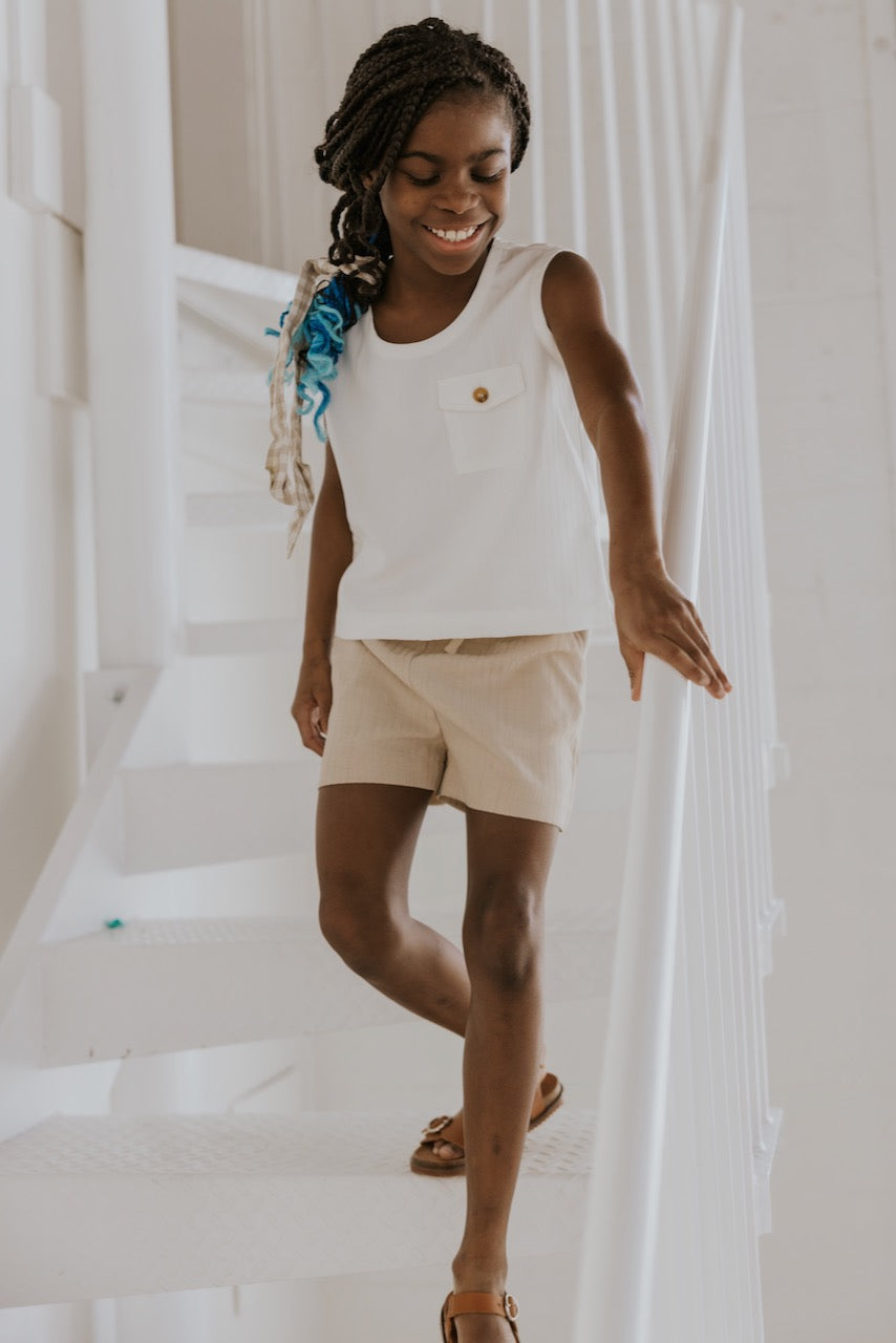 Mac Tie Waist Shorts from ROOLEE
