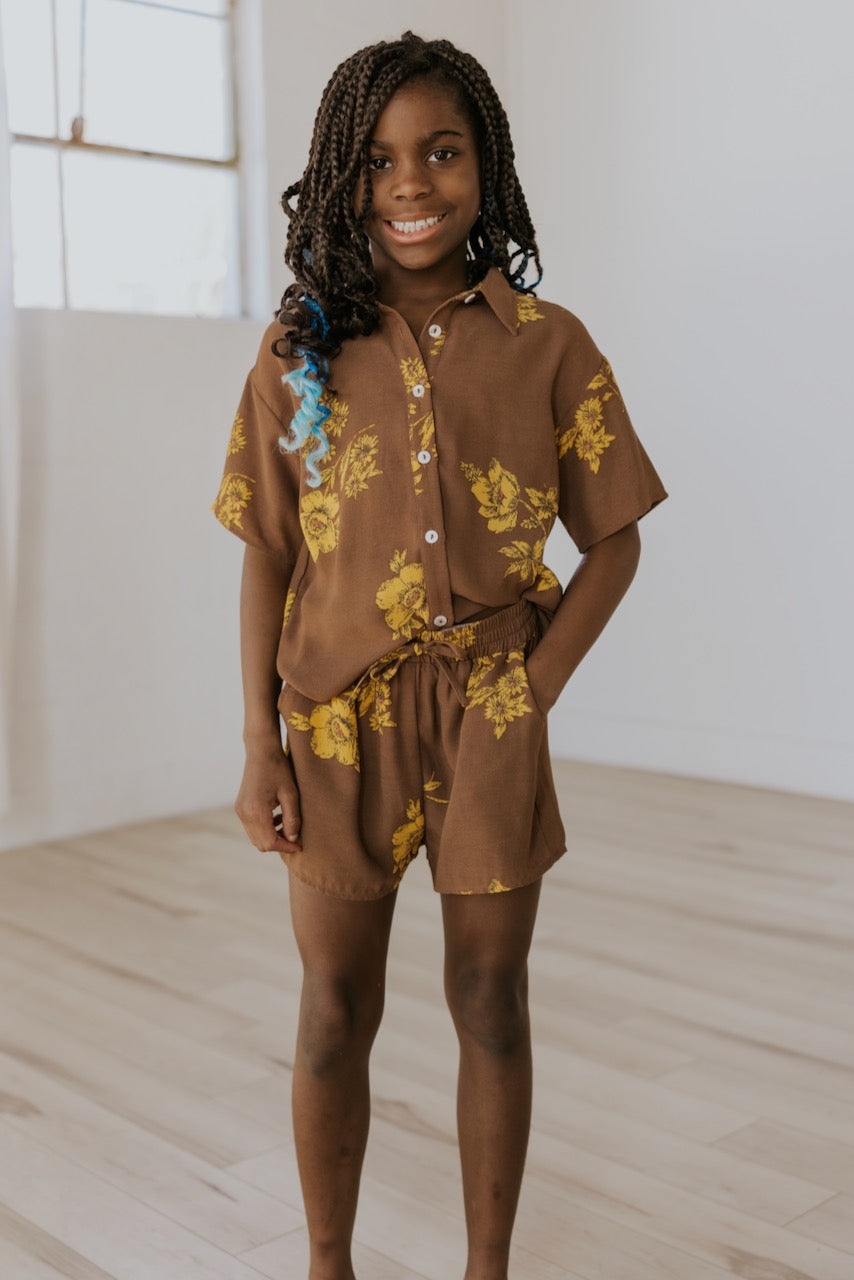 Mini Billie Floral Shorts from ROOLEE