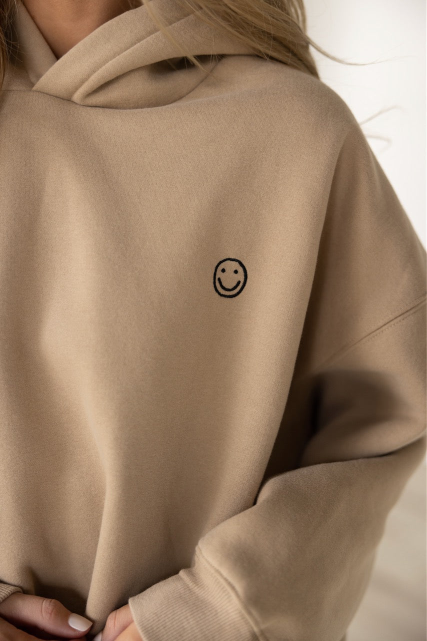 Beautiful Imperfections Smiley Hoodie from ROOLEE