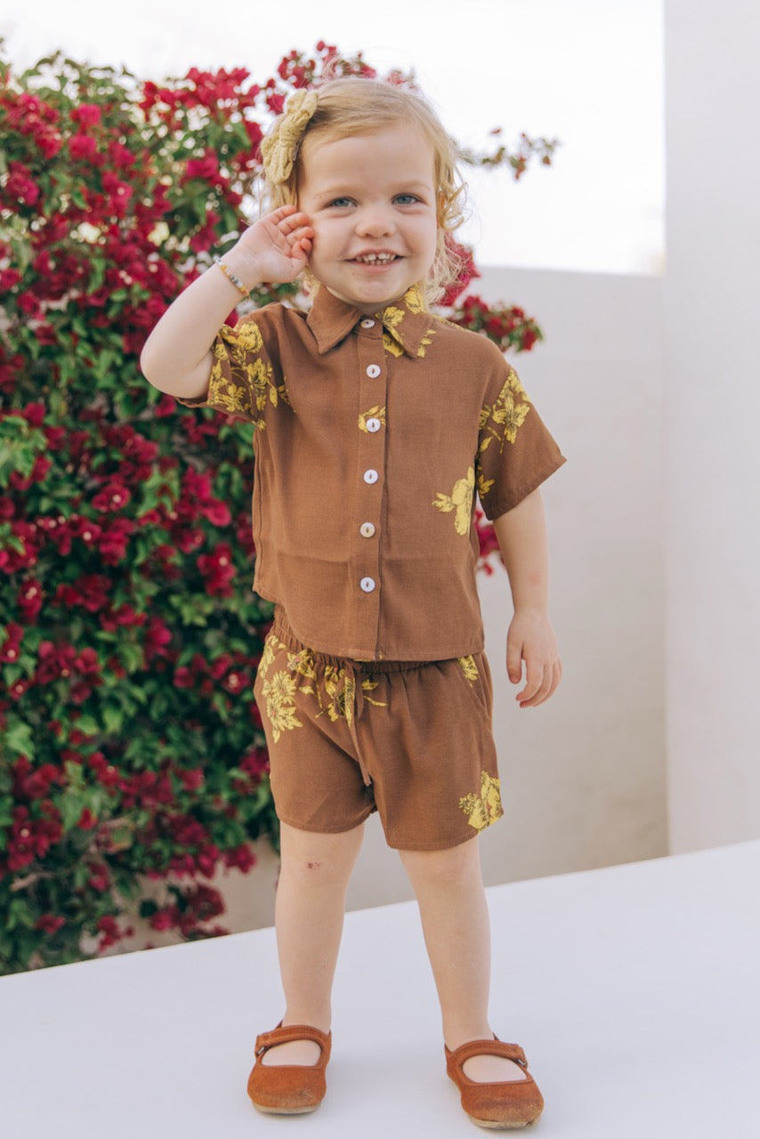 Mini Billie Floral Shorts from ROOLEE