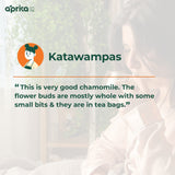 100% Pure Chamomile Herbal Tea, 60 Bags from Aprika Life