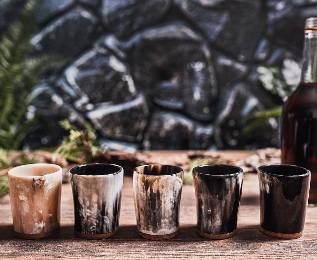 Horn Shot Cups (5-Pack) from Norse Tradesman