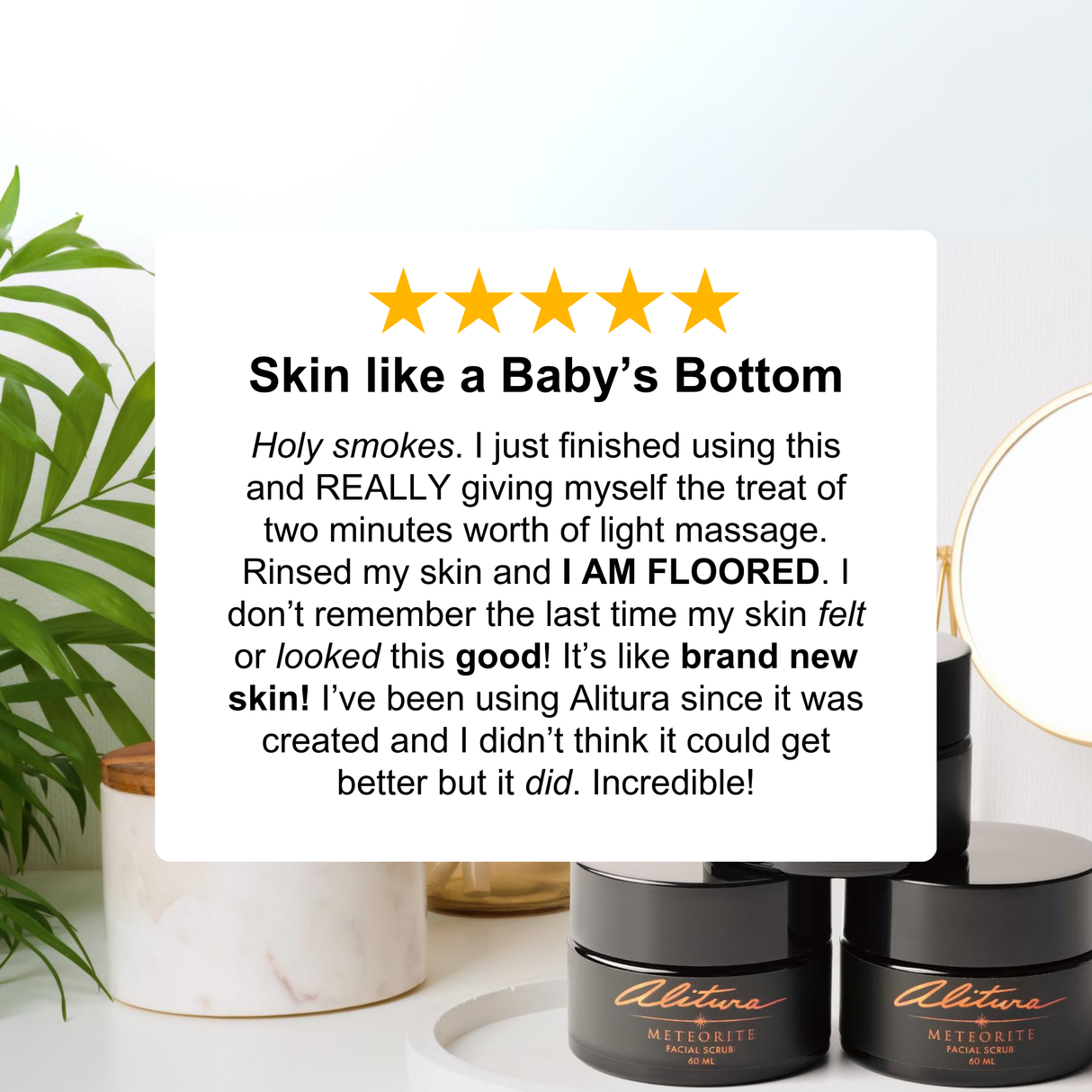 The Meteorite Facial Scrub From Alitura