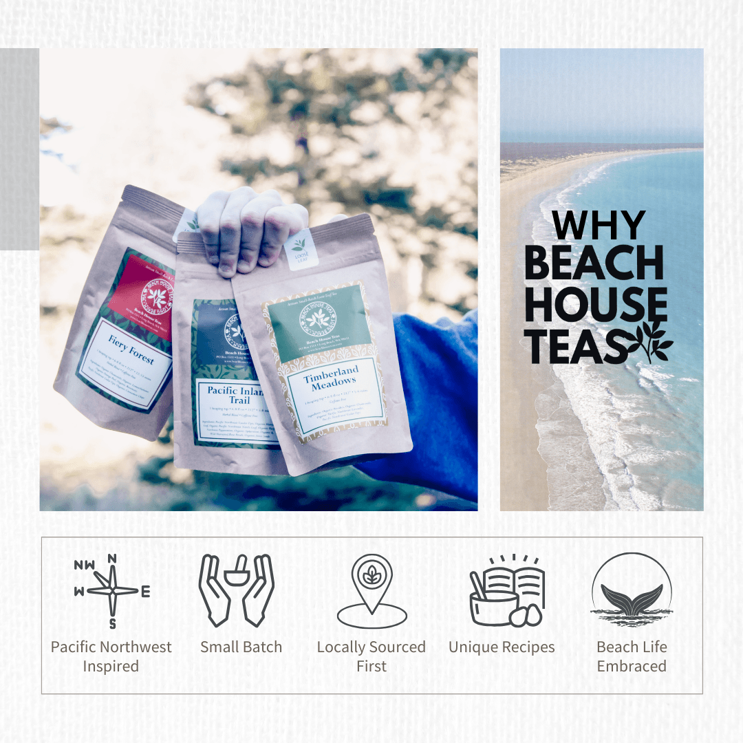 Pacific Petrichor Tea-Infused Bath Salts from Beach House Teas