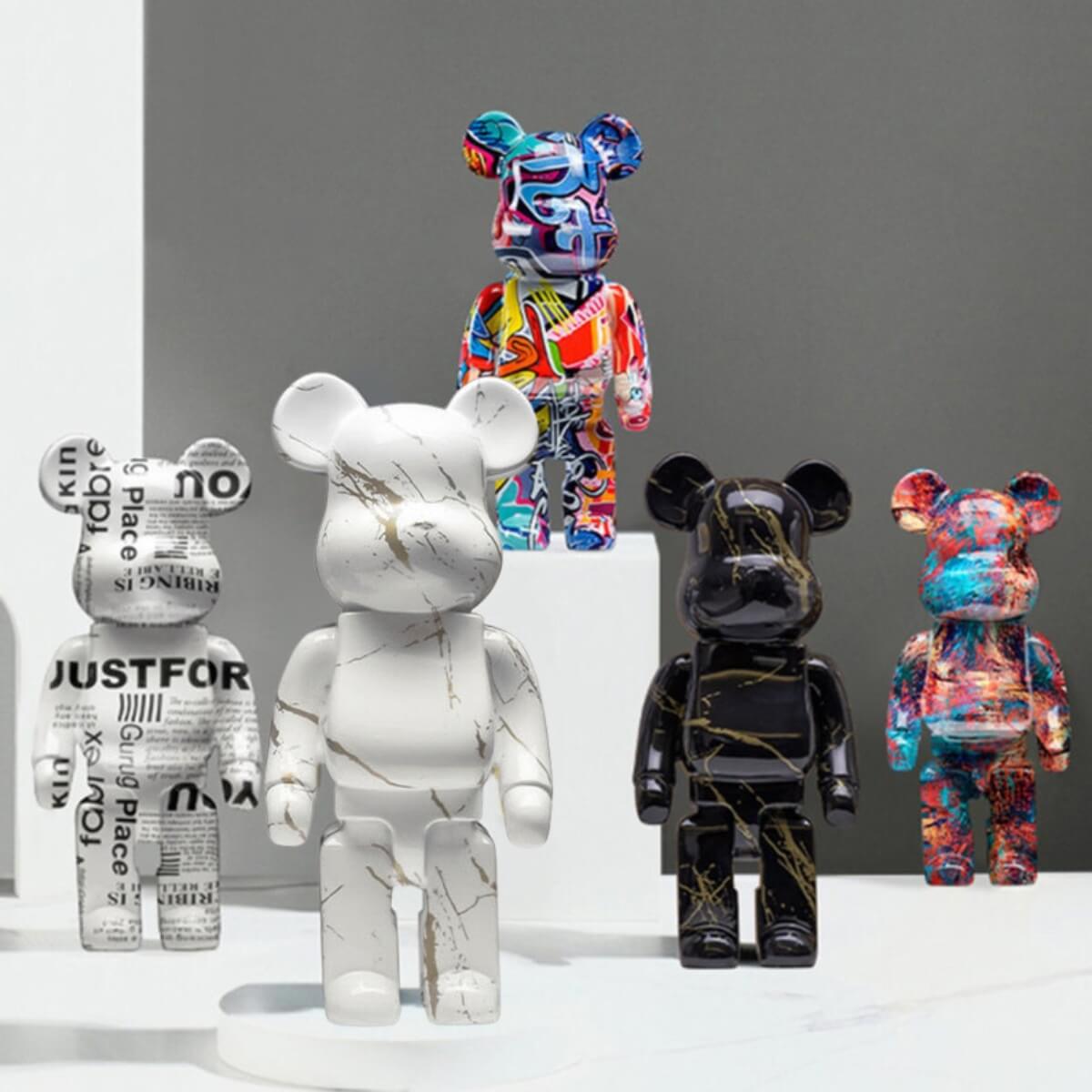 Street Art Bear Figurine from Moderny