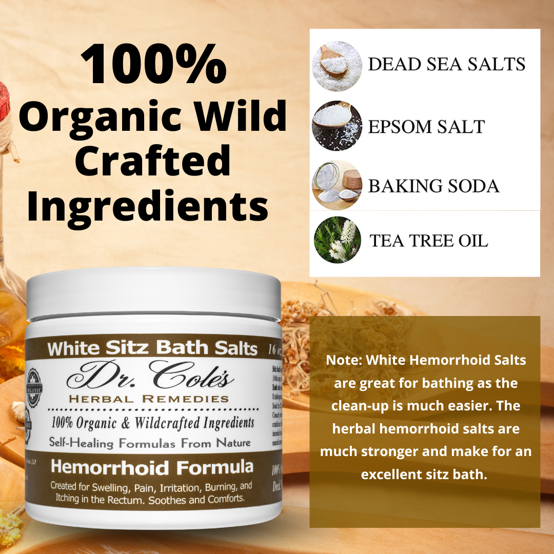 Dr. Cole's Hemorrhoid Salts White from COLEHERBALS