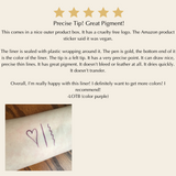 Liquid Eyeliner Pens - Non-Smudge, Waterproof from Epilynx Skincare and Cosmetics