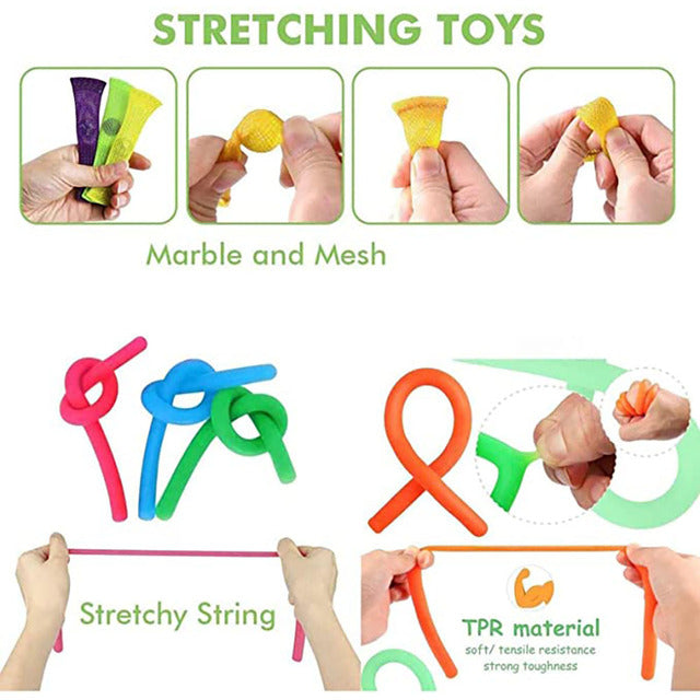 26-Piece Halloween Fidget Sensory Toy Set with Gift Bag from Infinite Basics