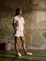 Women's Bamboo Stretch-Knit Short Sleeve Pajama Set from Cozy Earth