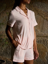 Women's Bamboo Stretch-Knit Short Sleeve Pajama Set from Cozy Earth