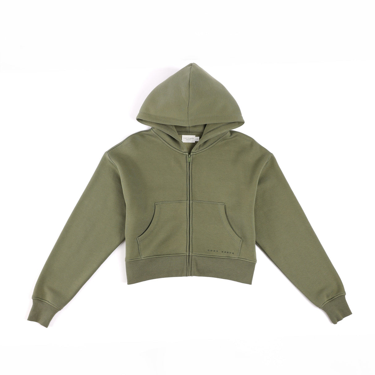 Women's CityScape Cropped Full Zip from Cozy Earth