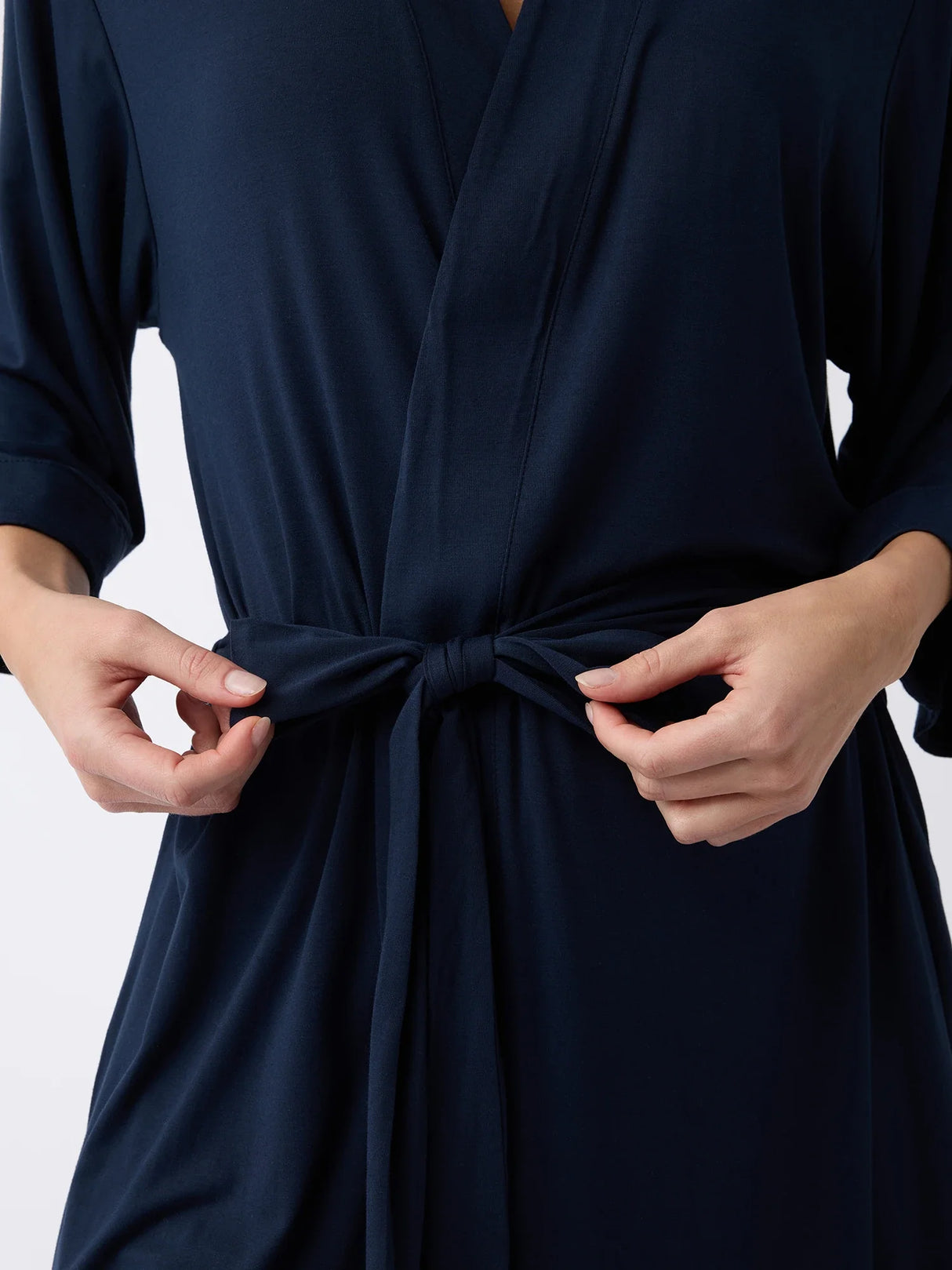 Women's Bamboo Stretch-Knit Kimono Robe from Cozy Earth