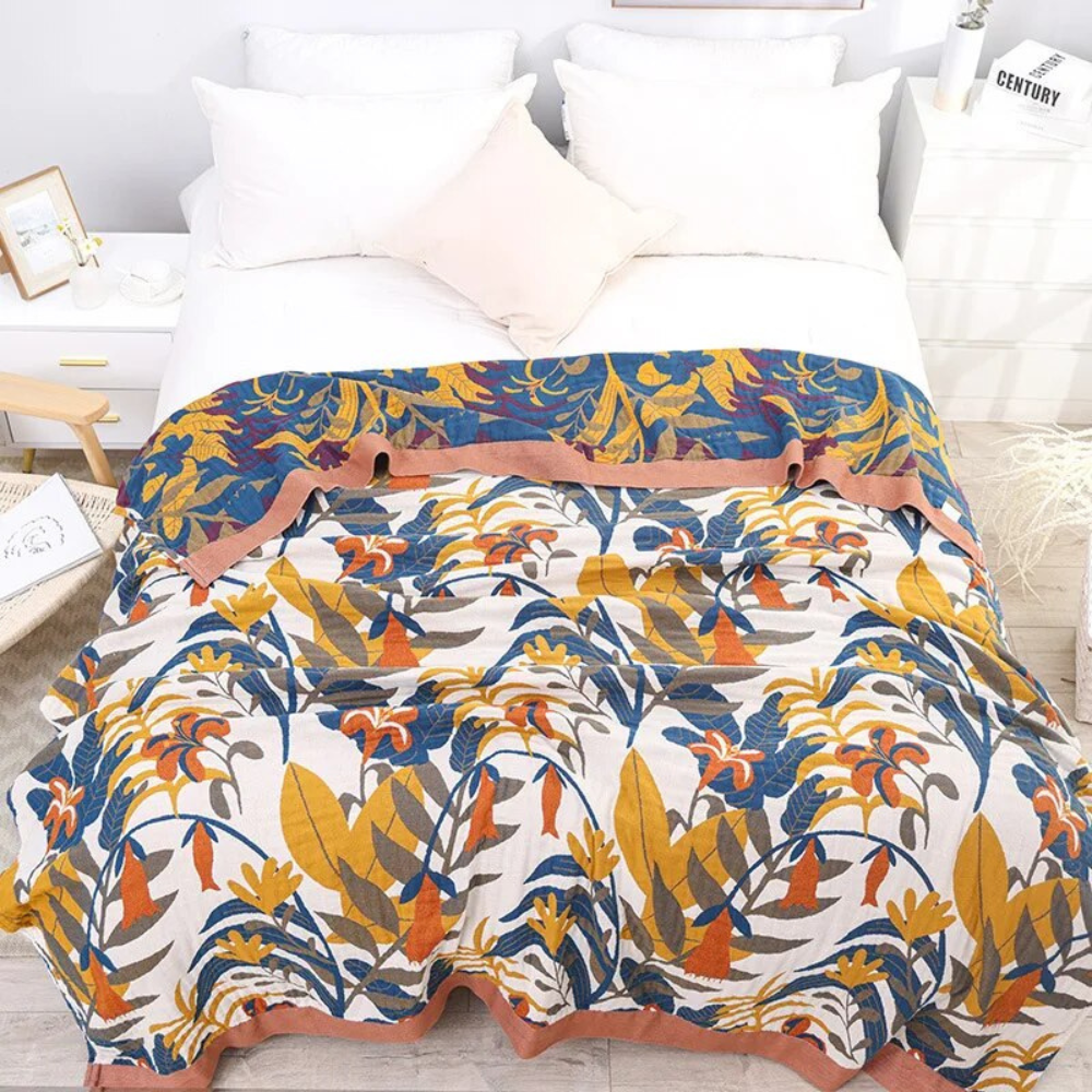 Spring Flowers Cotton Quilt from Moderny