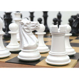 Soviet Reproduced 1940s' Chess Set- Chess Pieces Only - Black and White Lacquer Boxwood From Royal Chess Mall