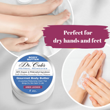 Dr. Cole's Gourmet Body Butter - AMBER LAVENDER From Dr. Cole's Herbal Remedies