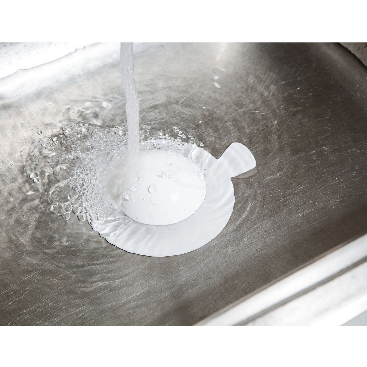 StopShroom (White) Universal Stopper Cover for Bathtub, Bathroom, and Kitchen Drains from TubShroom.com