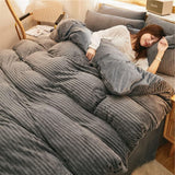 Corduroy Velvet Duvet Cover Set from Moderny