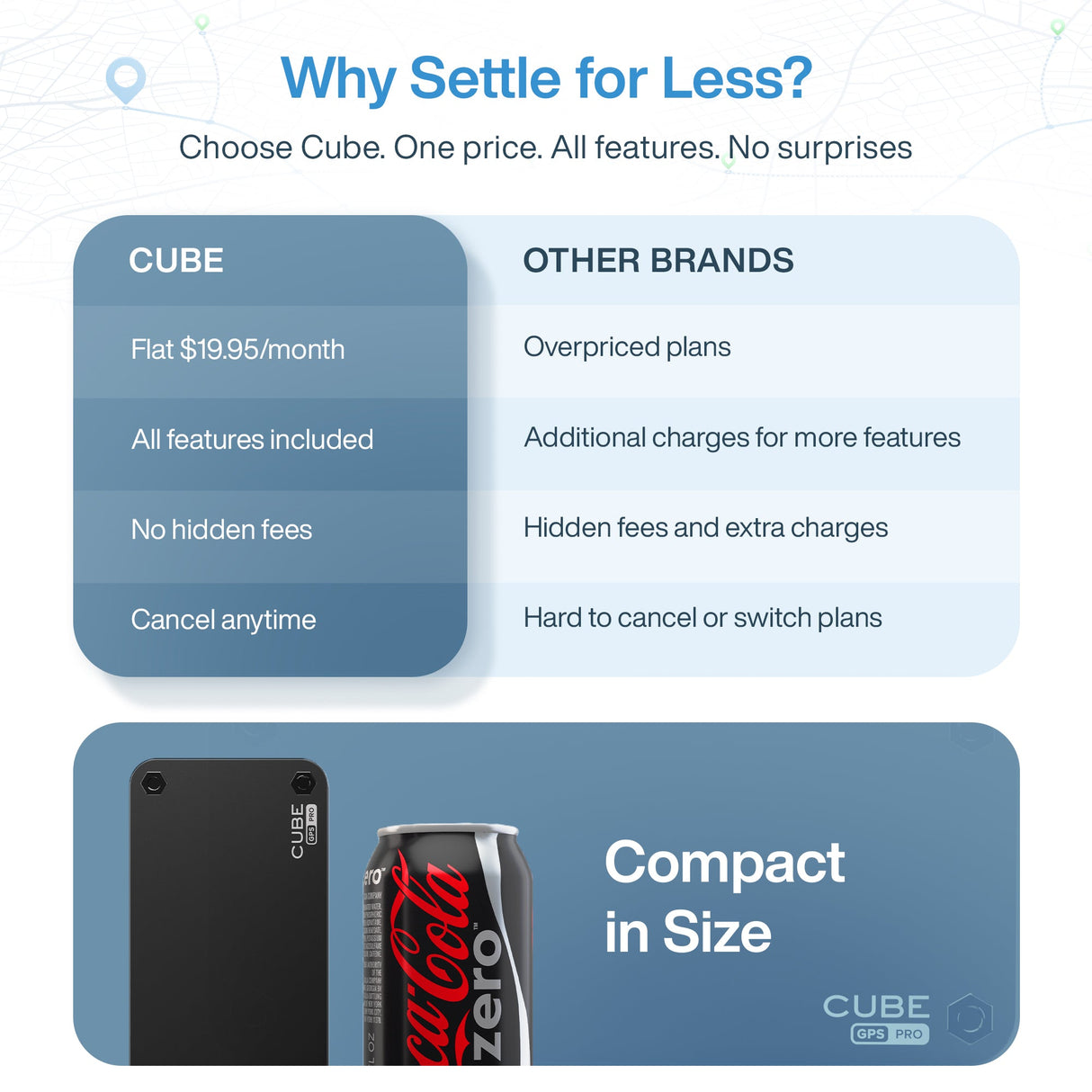 Cube GPS PRO Tracker: Magnetic GPS Tracker | 1 Year Battery Life | 4G LTE | Real-Time Tracking from Cube Tracker