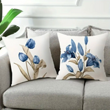 Blue Flowers Cushion Covers from Moderny