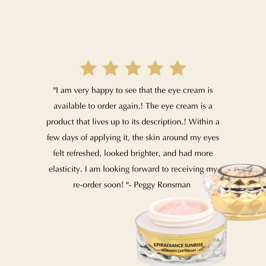 Sunrise Nourishing & Firming Eye Cream for Sensitive Skin - Glow from Epilynx Skincare and Cosmetics