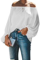 All-Occasion White Off-Shoulder Top from MsDressly