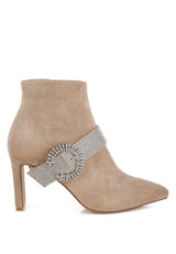 Asagao Diamante & Rhinestones Strap Boots from My Pampered Life Seattle