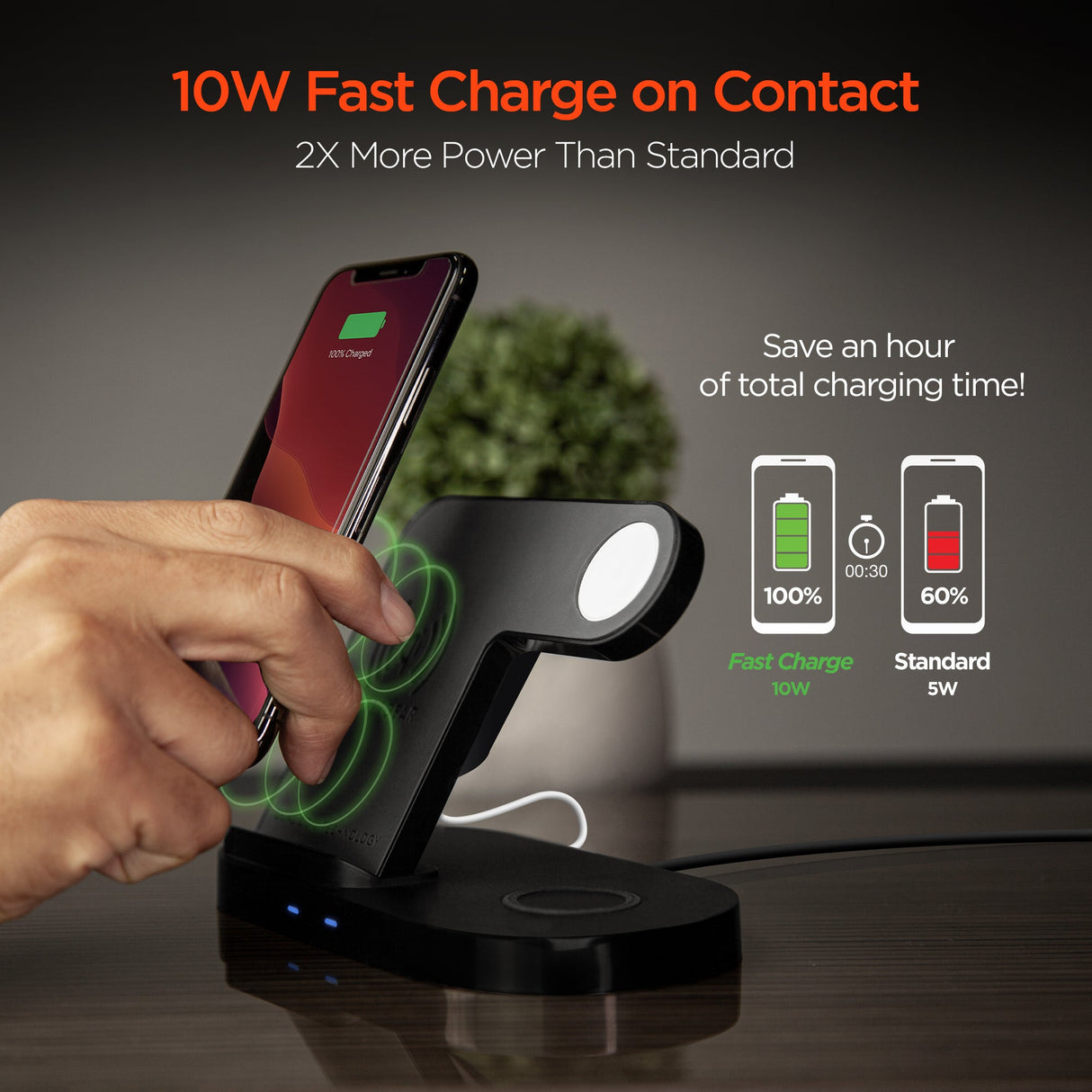Hypergear 3-in-1 Wireless Charging Dock from Jupiter Gear Home