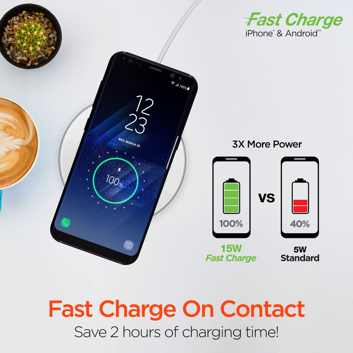HyperGear ChargePad Pro 15W Wireless Fast Charger from Jupiter Gear Home