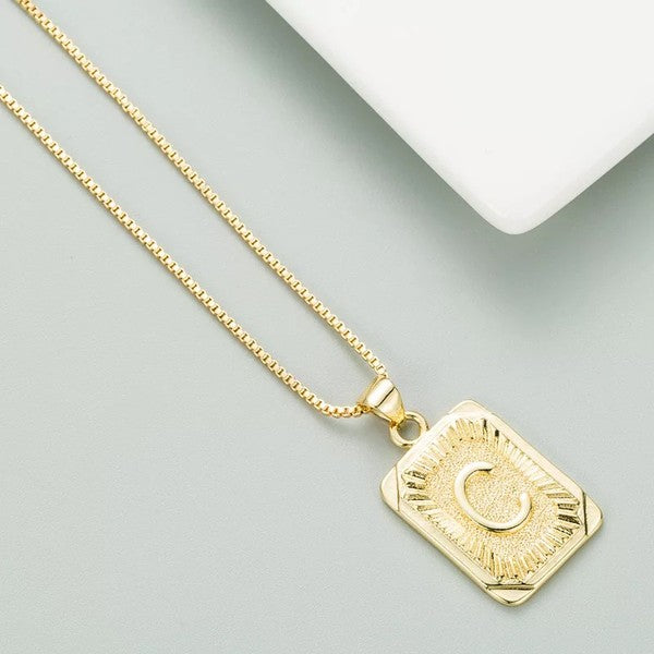 Classy Pendant Talia Initial Gold Letter Necklace from My Pampered Life Seattle