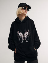 Flying Devil Cats Hoodie From Niepce Inc