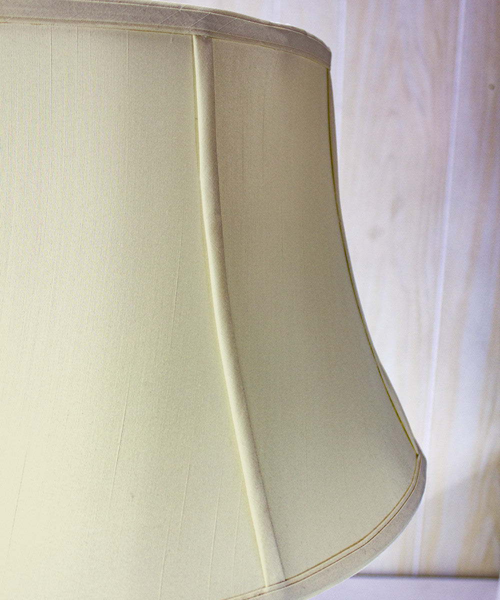 Egg Shell 19"W x 11"H Floor Shantung Lampshade From LampsUSA