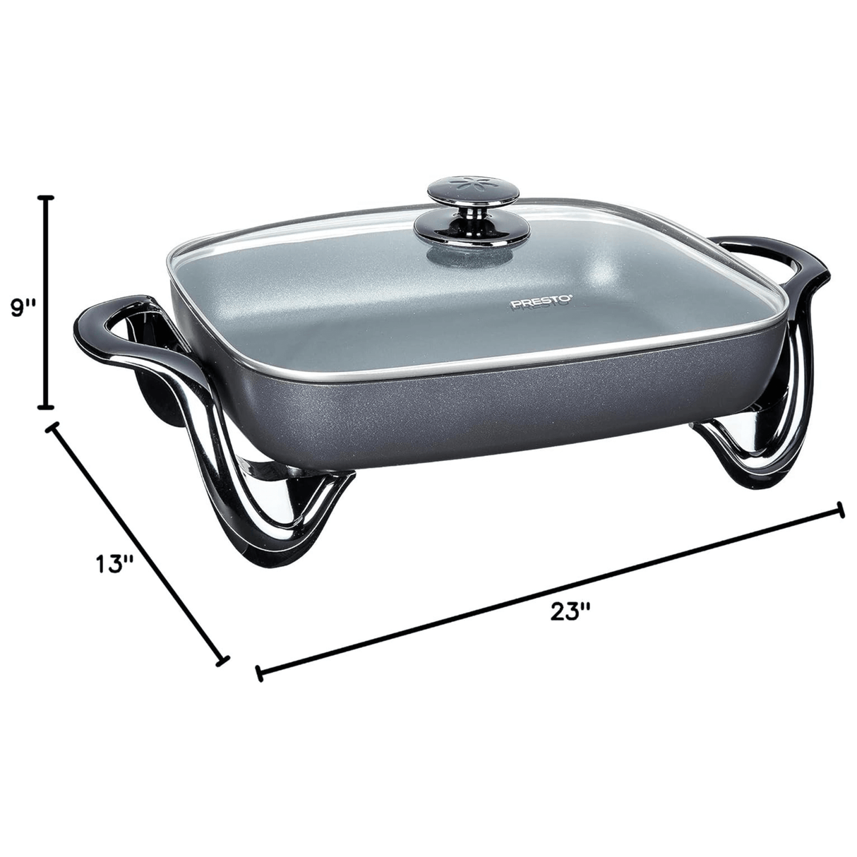 Presto 16-Inch Extra Large Non-Stick Skillet with Glass Lid from Jupiter Gear Home
