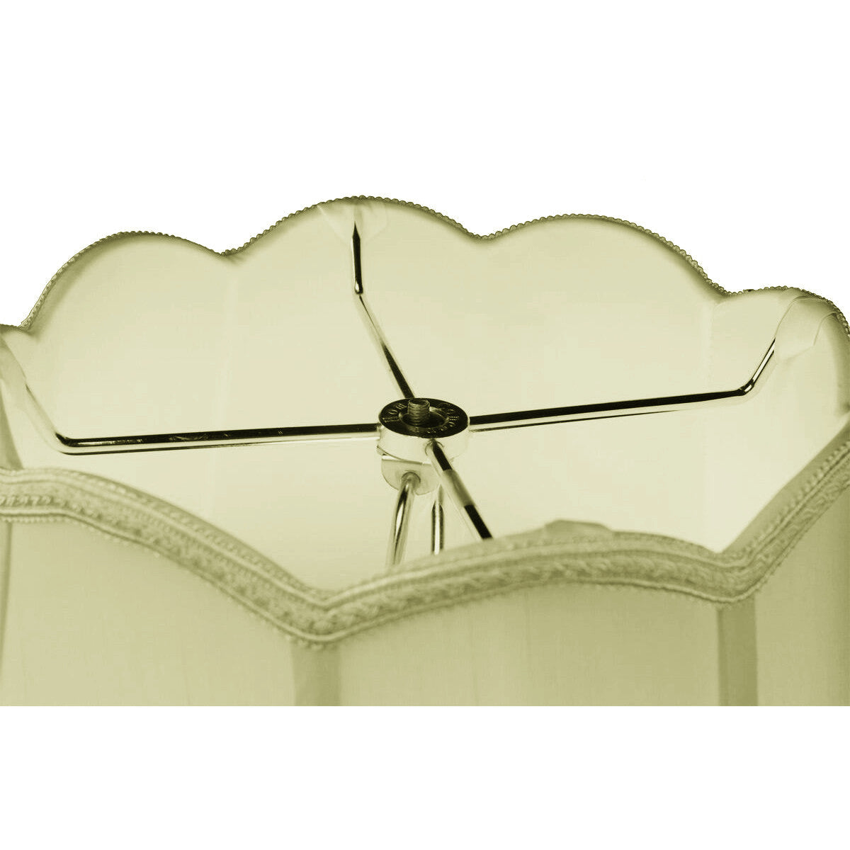 Scalloped Bell Lamp Shade Eggshell from LampsUSA