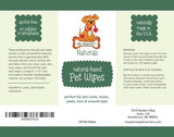 Mr. Peanut's Naturals Plant Based, Flushable, Compostable, Unscented Pet Wipes, 160 Count, Larger 8x6" Size from Mr. Peanut's Pet Carriers