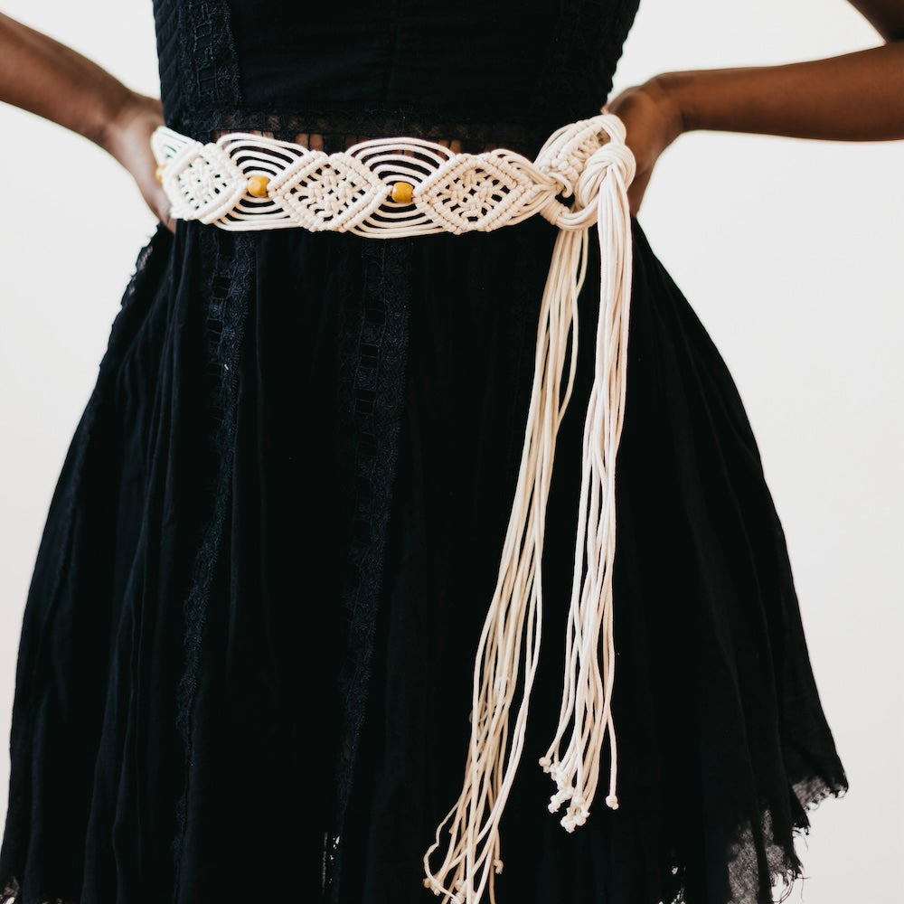 Boho Braided Sunshine Belt from Pretty Simple