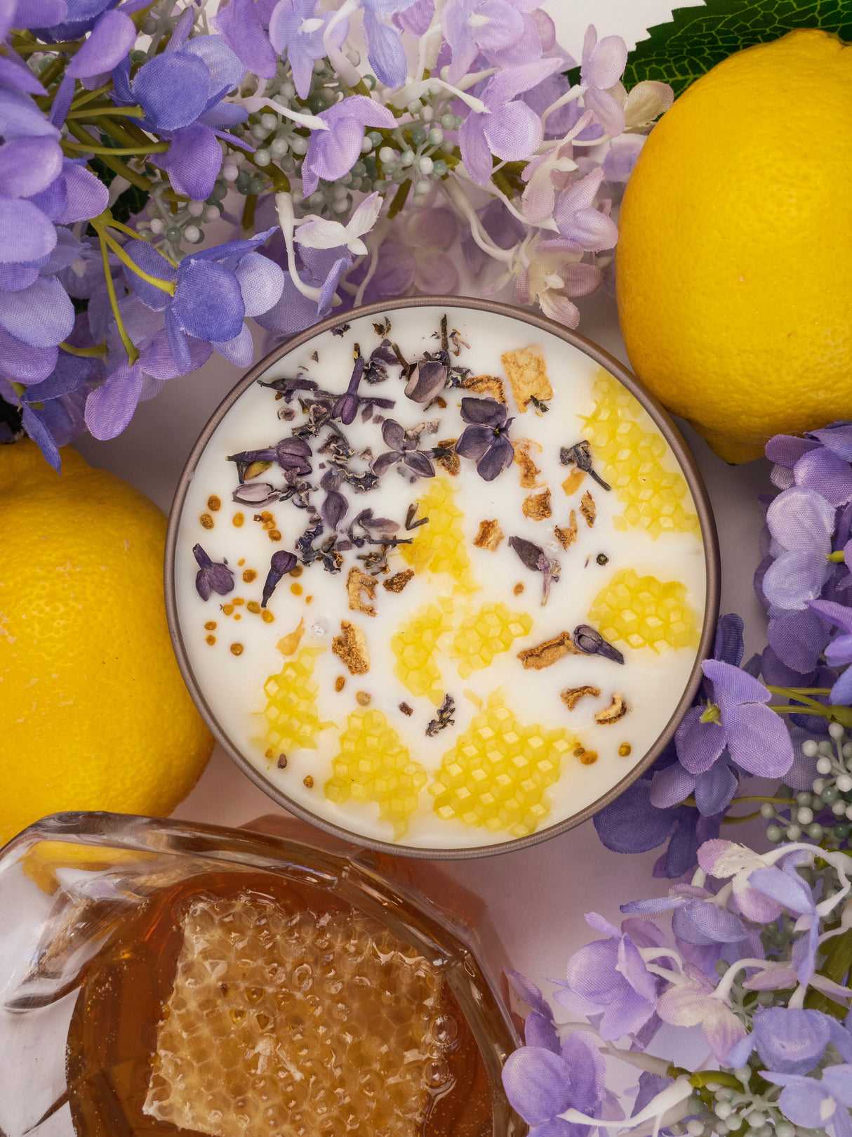 NECTAR Lilac Lemon Honey Candle from Ash & Rose