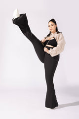 Supersculpt™ Bell Bottom with Pockets - Black from POPFLEX