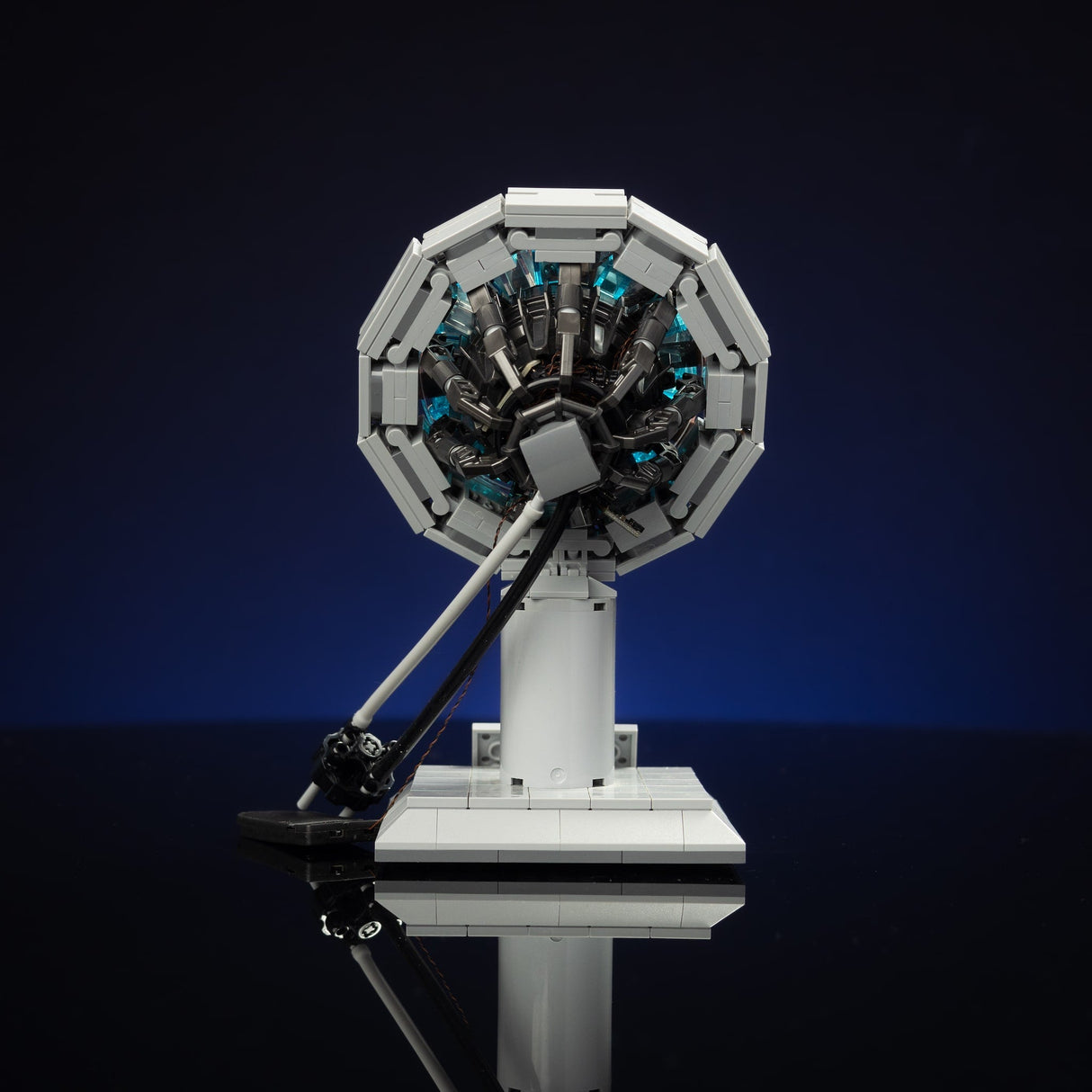 Tony Stark's Life-Sized Arc Reactor from Bricker Builds
