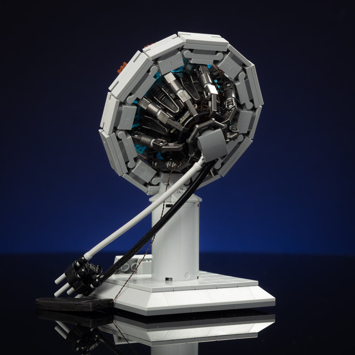 Tony Stark's Life-Sized Arc Reactor from Bricker Builds