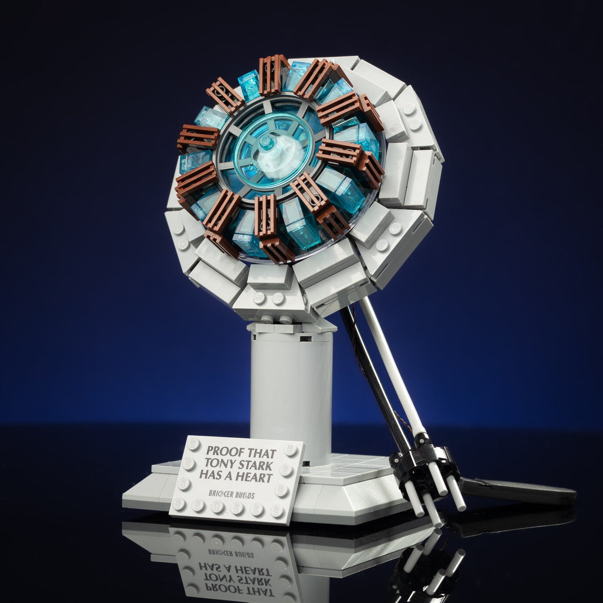 Tony Stark's Life-Sized Arc Reactor from Bricker Builds