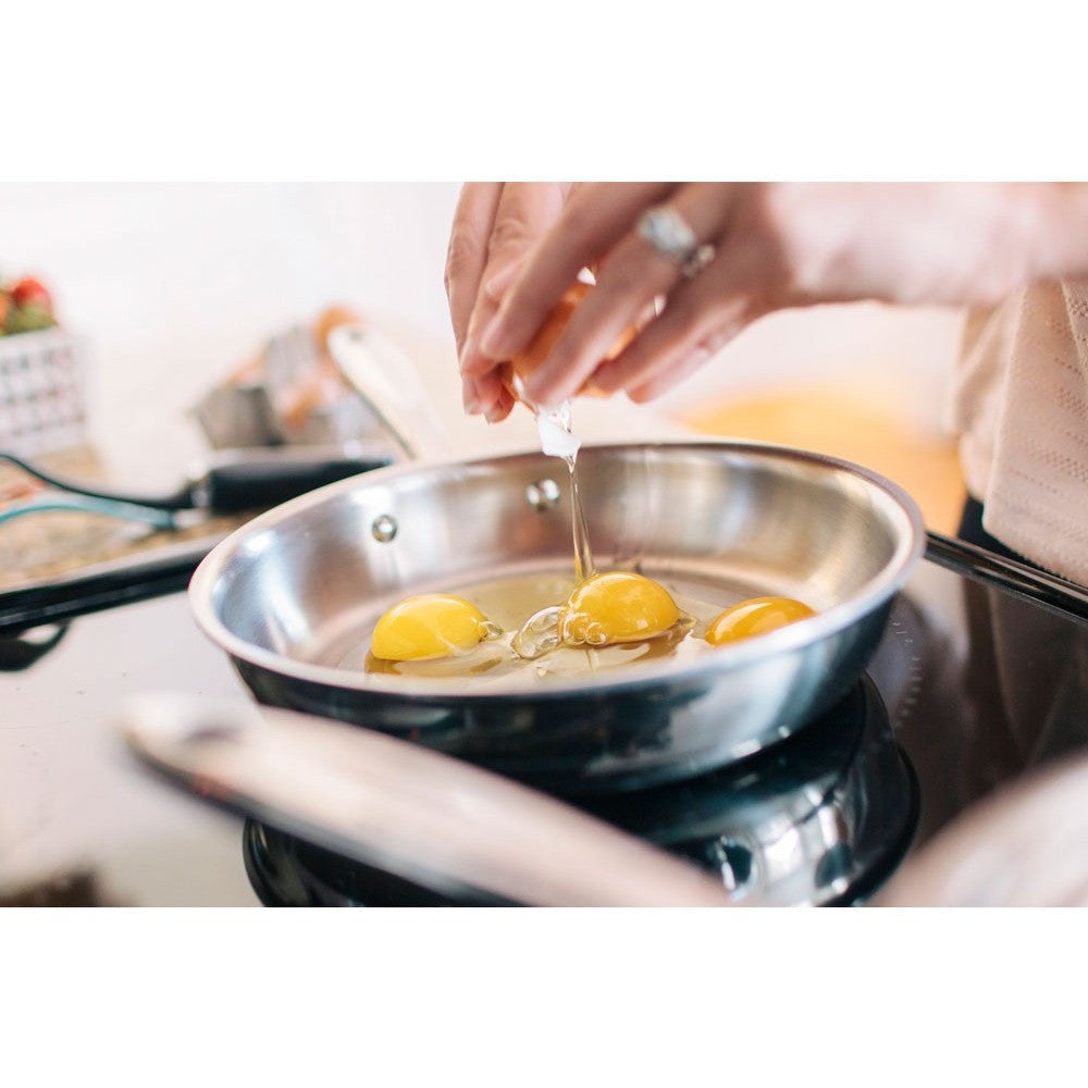 Stainless Steel 8.5 Inch  Fry Pan From 360 Cookware