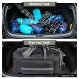 Tactical 140L Duffle Bag with Wheels and Backpack Straps