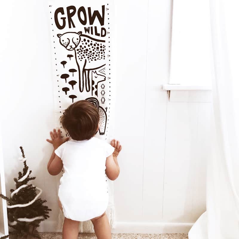 Canvas Growth Chart - Safari From Wee Gallery